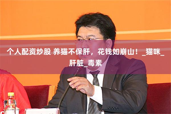 个人配资炒股 养猫不保肝，花钱如崩山！_猫咪_肝脏_毒素