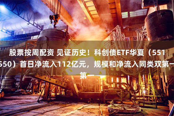 股票按周配资 见证历史！科创债ETF华夏（551550）首日净流入112亿元，规模和净流入同类双第一